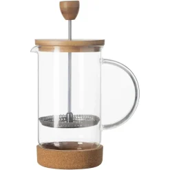 Cafetera De Embolo Vidrio/Bambú 60Cl