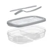 Caja con cubiertos para alimentos