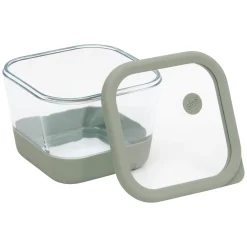Caja cuadrada SILIGLASS gris 1,35L