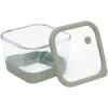 Caja cuadrada SILIGLASS gris 2L