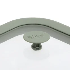 Caja cuadrada SILIGLASS gris 2L