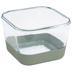Caja cuadrada SILIGLASS gris 2L