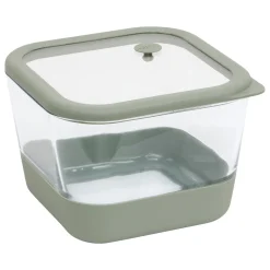 Caja cuadrada SILIGLASS gris 2L
