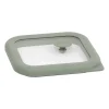 Caja cuadrada SILIGLASS gris 0,5L
