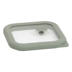 Caja cuadrada SILIGLASS gris 0,5L