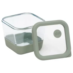 Caja cuadrada SILIGLASS gris 0,5L