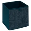 Caja de almacenaje azul oscuro 31x31cm