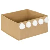 Caja de almacenaje beige