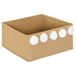 Caja de almacenaje beige