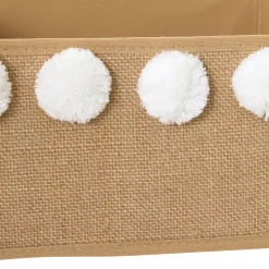 Caja de almacenaje beige