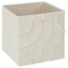 Caja de almacenaje beige