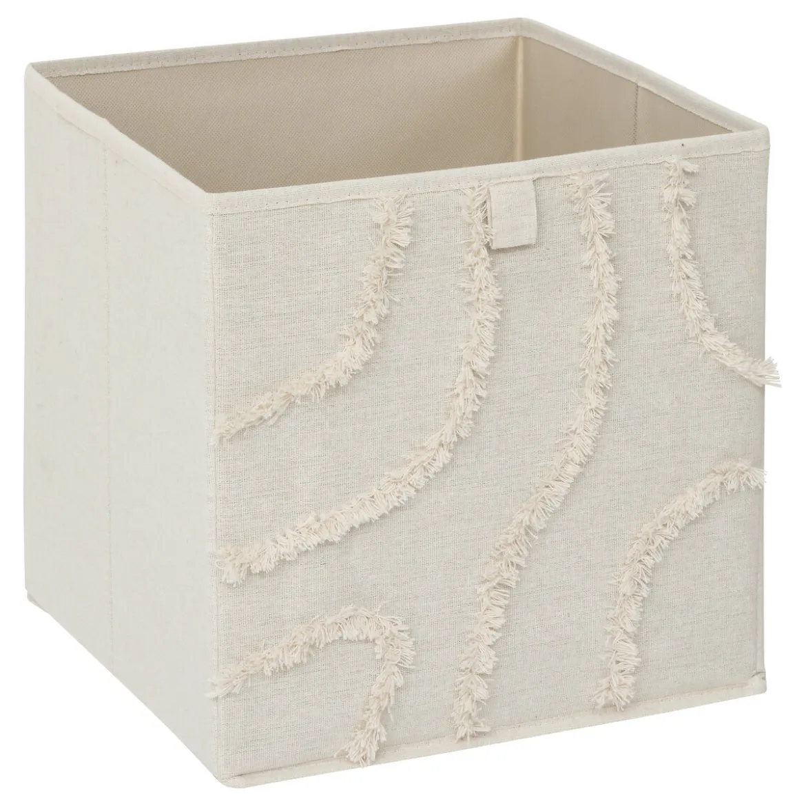 Caja de almacenaje beige