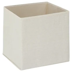 Caja de almacenaje beige