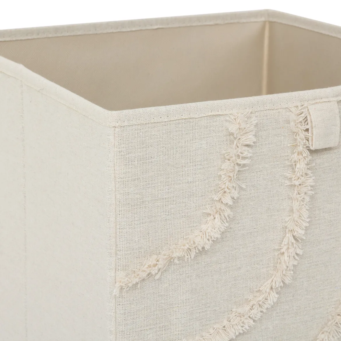 Caja de almacenaje beige