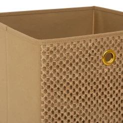 Caja de almacenaje beige
