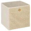 Caja de almacenaje beige