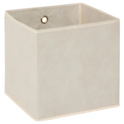 Caja de almacenaje beige