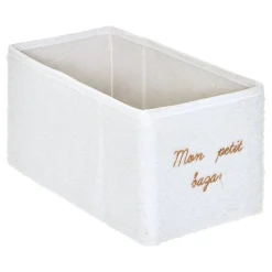 Caja de almacenaje BOUCLE blanca