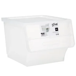 Caja de almacenaje con apertura frontal