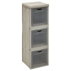 Caja de almacenaje con 3 niveles