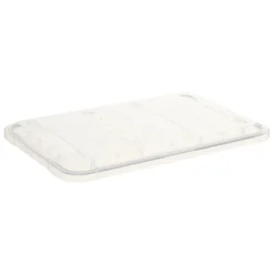 Caja de almacenaje con tapa de plástico 50L