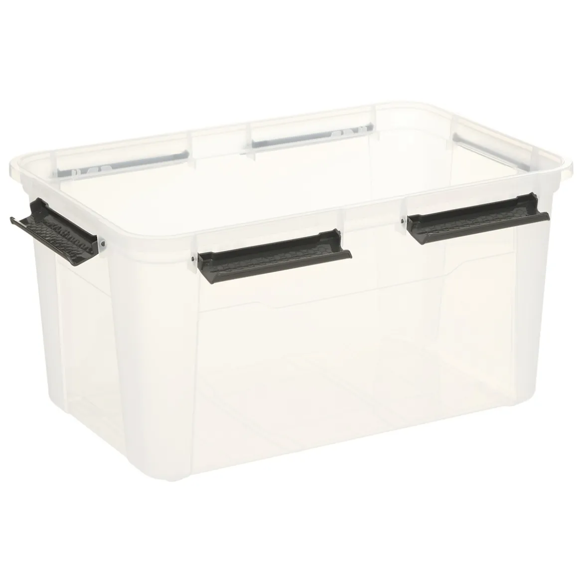 Caja de almacenaje con tapa de plástico 50L