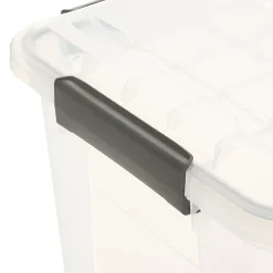 Caja de almacenaje con tapa de plástico 50L