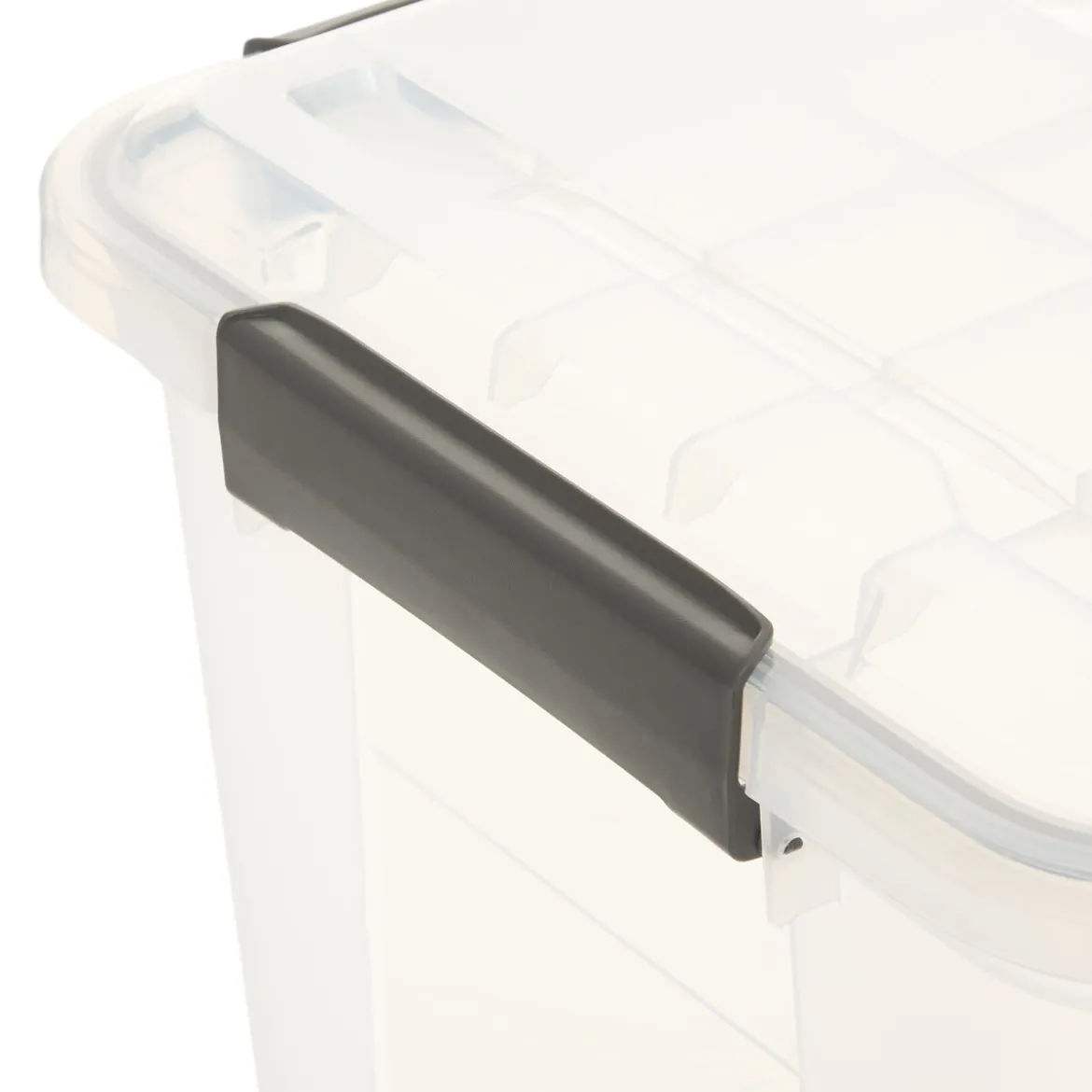 Caja de almacenaje con tapa de plástico 50L