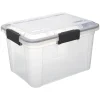 Caja de almacenaje con tapa de plástico 18L