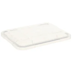 Caja de almacenaje con tapa de plástico 18L