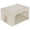Caja de almacenaje DRESSY plegable con apertura