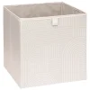 Caja de almacenaje estampado ARCHER beige 31x31cm