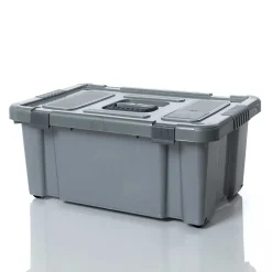 Caja de almacenaje EUROPA gris 40L