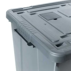 Caja de almacenaje EUROPA gris 110L