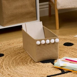 Caja de almacenaje naranja