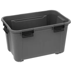 Caja de almacenaje negra 55L