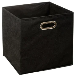 Caja De Almacenaje Negro 31x31x31Cm