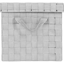 Caja De Almacenaje P/Baño Gris C/Tapa
