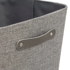 Caja de almacenaje ROUNDY gris 31x31cm