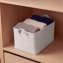 Caja de almacenaje SILNEA beige