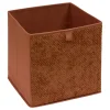 Caja de almacenaje terracota 31x31cm