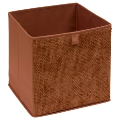 Caja de almacenaje terracota 31x31cm