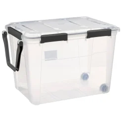 Caja de almacenaje transparente 100L