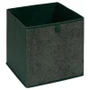 Caja de almacenaje verde caqui 31x31cm