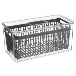 Caja de almacenamiento apilable 16.4x15x32.5cm
