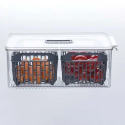 Caja de almacenamiento apilable 22.5x12x32.5Cm
