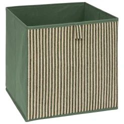 Caja de almacenamiento COTTY verde 31x31cm