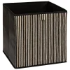 Caja de almacenamiento COTTY negra 31x31cm