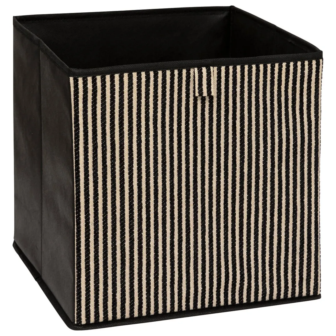 Caja de almacenamiento COTTY negra 31x31cm