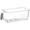 Caja de almacenamiento transparente con asas